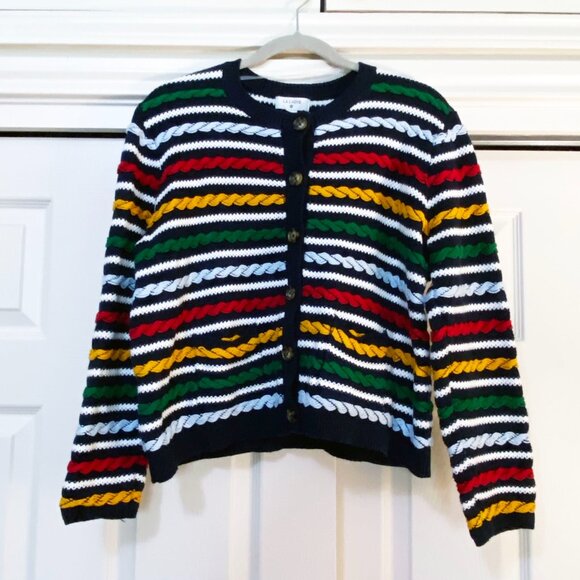 La Ligne x Target Textured Striped Cardigan Sweater - Size XL - Picture 1 of 10